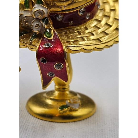 ESTEE LAUDER SUN BONNET HAT 2000 PLEASURES SOLID PERFUME  NO BOX - Picture 4 of 6